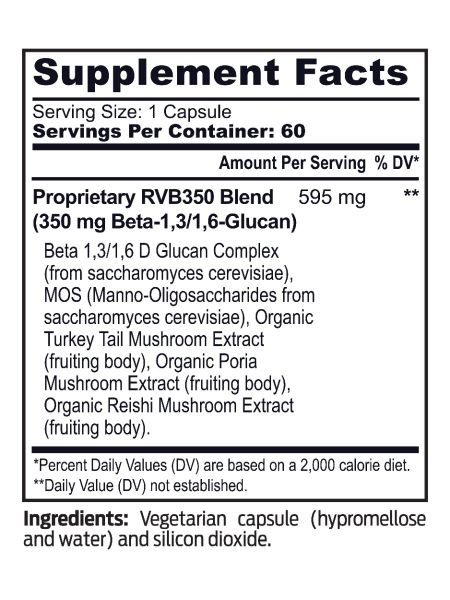 RVB 350 (Beta 1, 3/1, 6-Glucan)